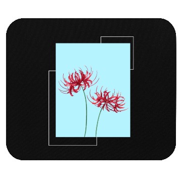 Discover Red Spider Lily Lycoris Recoil Anime Fanart Mouse Pads