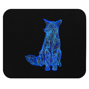 Discover Coyote Blue Mouse Pads