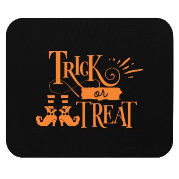 Discover Trick Or Treat Witch Boot Halloween Holiday Mouse Pads