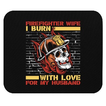 Discover Firefighter Fireman Thin Red Line Mouse Pads