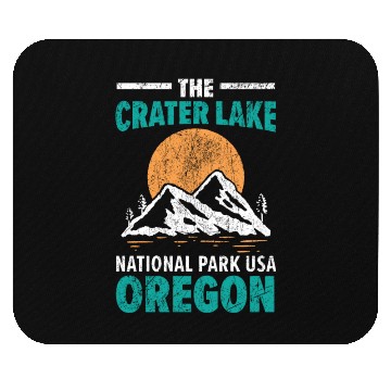 Discover The Crater Lake National Park USA Oregon America Mouse Pads