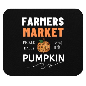 Discover Farmers Market Pumpkin Mouse Pads