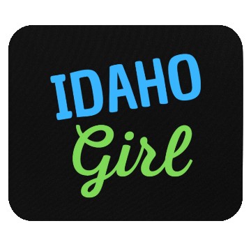 Discover Idaho Girl Mouse Pads