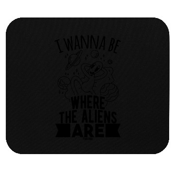 Discover Aliens Space Science Fiction Nerd Mouse Pads