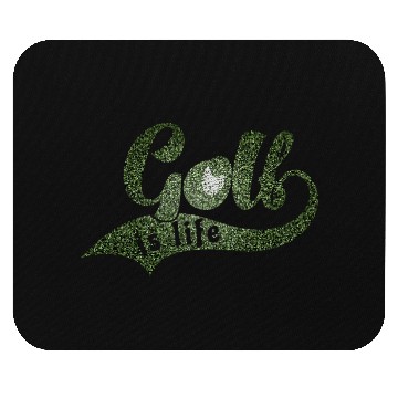Discover GOLF IS LIFE Distressed Look Mouse Pads