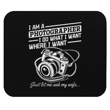 Discover Funny Photograph Camera Photography I'm A Mouse Pads