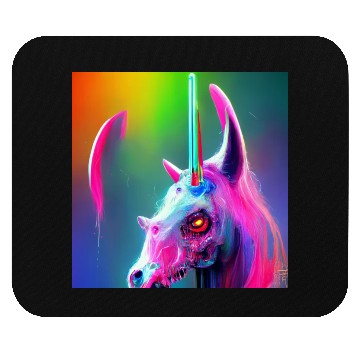 Discover Heavy metal rainbow ultra unicorn Mouse Pads