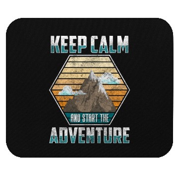 Discover Mountaineering Hiking Rock Climbing Mountains Mouse Pads