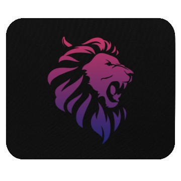 Discover Angry lion Mouse Pads