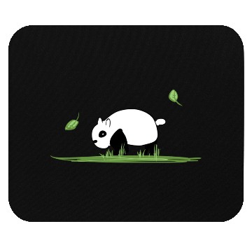 Discover Animal Love Cartoon Panda Ecosystem Nature Grass Mouse Pads