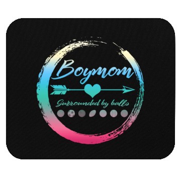 Discover Boy Mom Mouse Pads, Surrounded By Balls Mother's Day