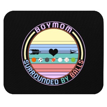 Discover Boy Mom Mouse Pads, Surrounded By Balls Mother's Day