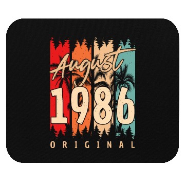 Discover Gift Idea For August 1986 Mouse Pads