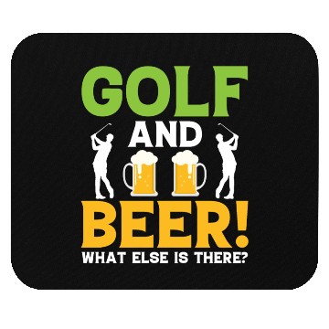 Discover Golf and Beer Mouse Pads