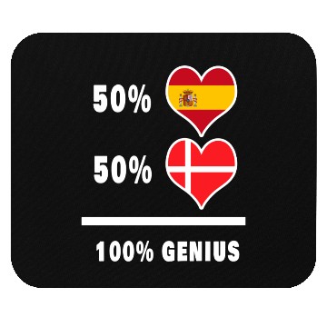 Discover Denmark and Spain Genius / gift Mouse Pads