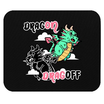 Discover Dragon Dragoff Dragon-Themed Behavioral Switch Mouse Pads