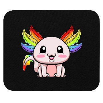 Discover Axolotl LGBTQ Gay Pride Rainbow Flag LGBT Mouse Pads