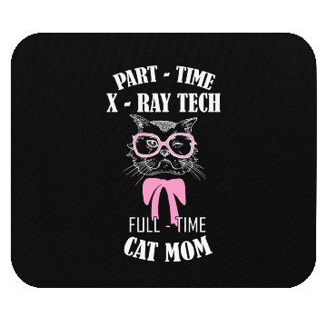 Discover Cat Lover Full Time Cat Mom Mouse Pads