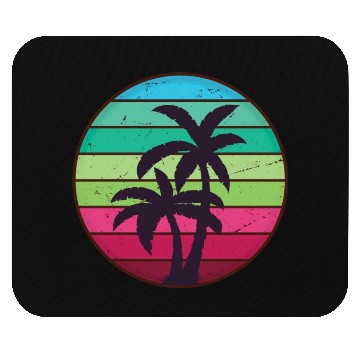 Discover Palm Tree Tropical Beach Mouse Pads
