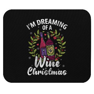 Discover Winter Family Santa Claus Mouse Pads