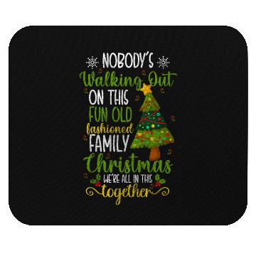 Discover Winter Holiday Snowman Mouse Pads