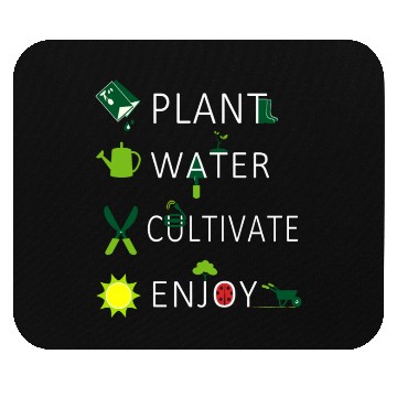 Discover Garden Boss Flower Plant Passionate Gardener Hobby Mouse Pads