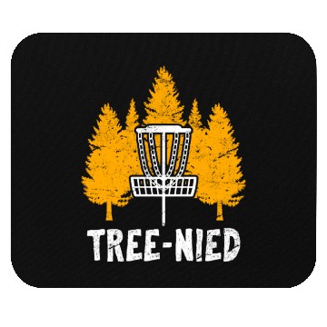 Discover Tree-Nied Disc Golf Players Funny Frisbee Golf Dis Mouse Pads