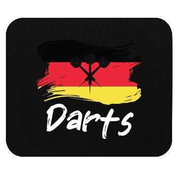 Discover Darts German Flag Dart Throwing Germany Country Mouse Pads