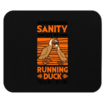 Discover Running Duck Sanity Mouse Pads