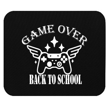 Discover Game Over Back To School Girls Mouse Pads