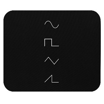 Discover Waveform Synthesizer Modular Synthwave Retrowave Mouse Pads