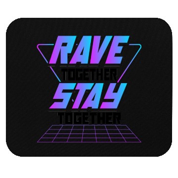 Discover Raves Together Electronic Dance EDM DJ Club Music Mouse Pads