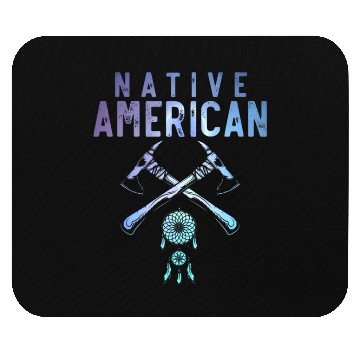 Discover Native American Axe Traditional Dreamcatcher Mouse Pads