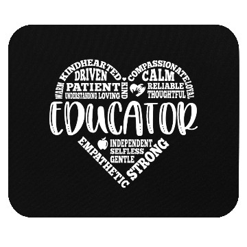 Discover Educator Teacher appreciation subway art Mouse Pads