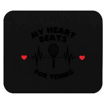 Discover My Heart Beats For Tennis Mouse Pads