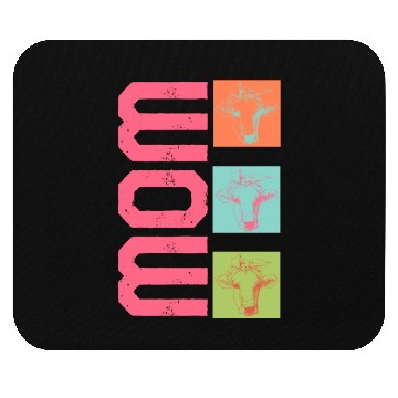 Discover Cow Mom Mouse Pads, Mother's Day Gift Funny Cow Lover
