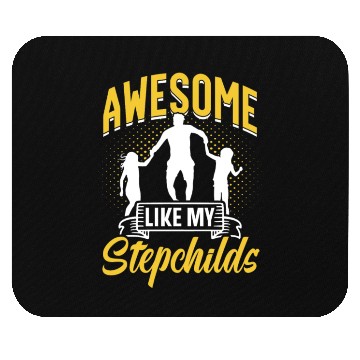 Discover Awesome Like My Stepchilds Stepdad Stepfather Mouse Pads