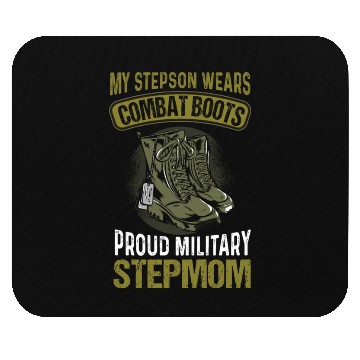 Discover My Stepson Wears Combat Boots Proud Military Step Mouse Pads