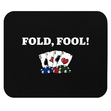 Discover Fold Fool Card Games Funny Card Player Humor Mouse Pads