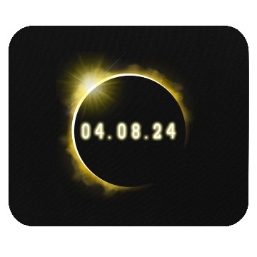 Discover Total Solar Eclipse 4.08.24 Totality Solar Eclipse Mouse Pads