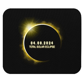 Discover Total Solar Eclipse 4.08.24 Totality Solar Eclipse Mouse Pads