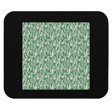 Discover Watercolor Tropical Monstera Leaves Mouse Pads