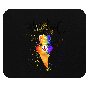 Discover Alpaca LGBT Stay Cool Ice Rainbow Mouse Pads