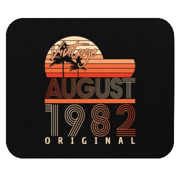 Discover 40th Birthday August 1982 Mouse Pads
