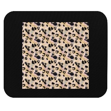 Discover Pretty Leopard Animal Print Pattern Mouse Pads