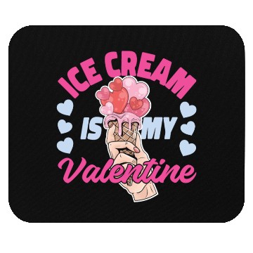 Discover Ice Cream Valentines Day Cone Mouse Pads