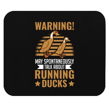 Discover May Spontaneously Talk About Running Ducks Mouse Pads