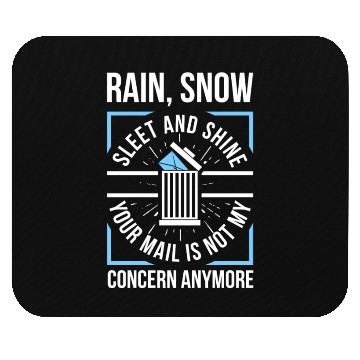 Discover Retired Postal Worker Retirement Mailman Postman Mouse Pads