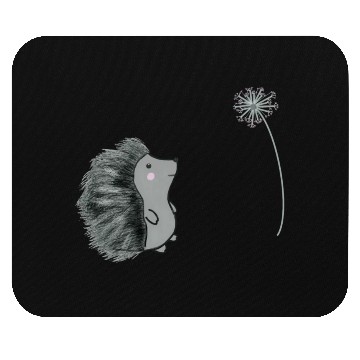 Discover Hedgehog and dandelion Mouse Pads