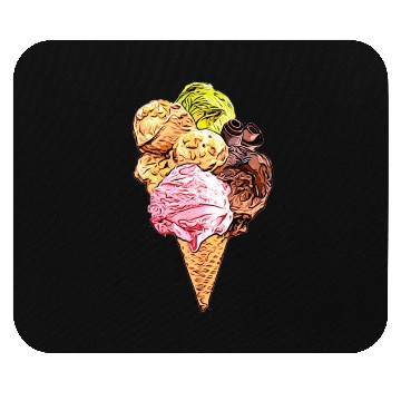 Discover ice cream Mouse Pads
